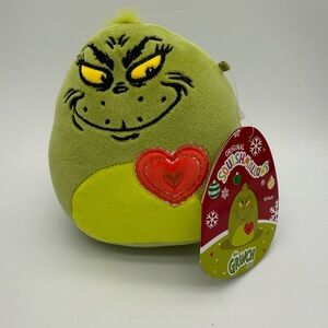 Original Squishmallows The Grinch 5" Christmas Mini Plush Stuffed Animal New